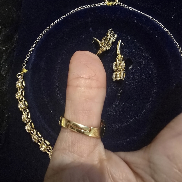 21Kgp Dubai Jewelry Bridal SET - Picture 4 of 16